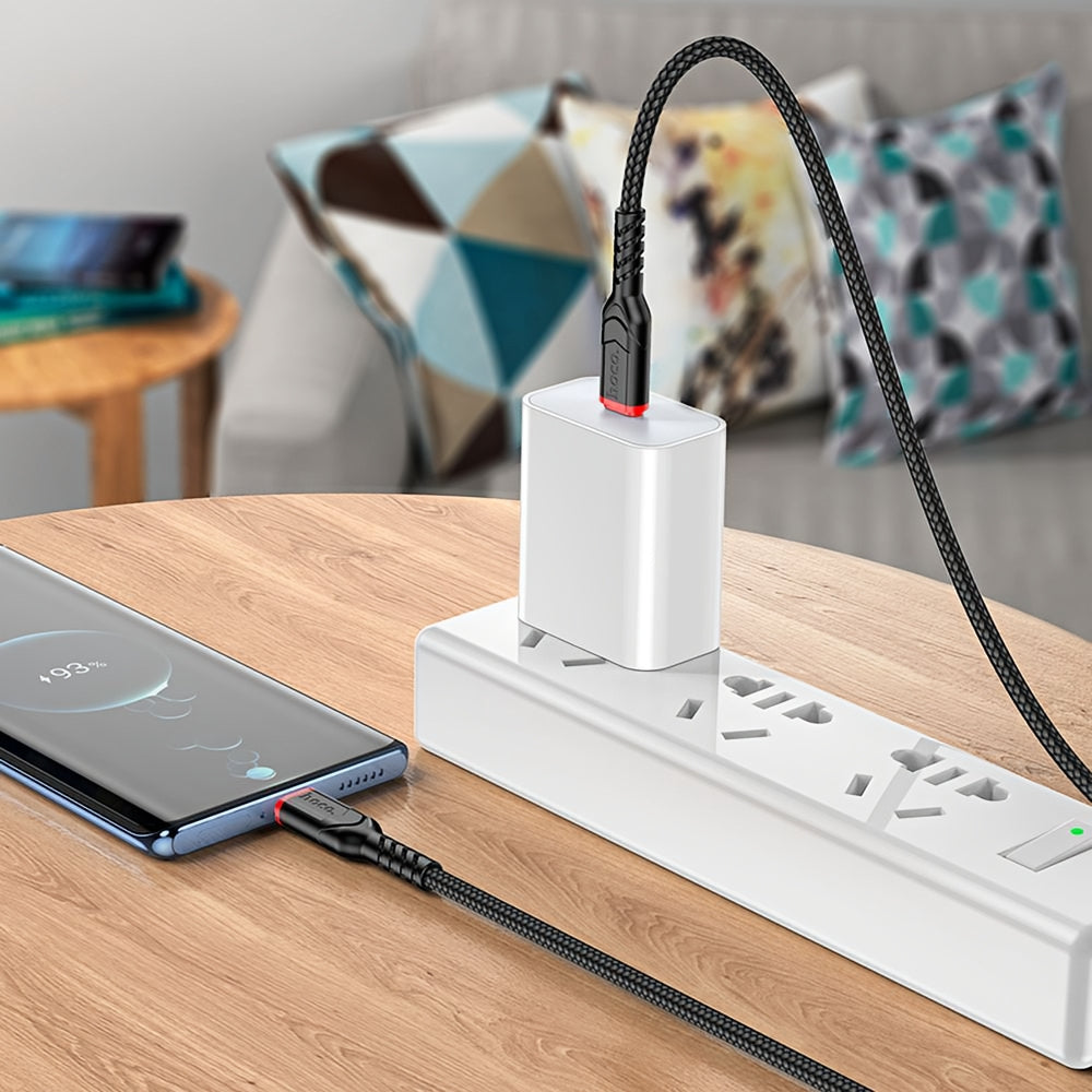 Cavo Dati e Ricarica USB-C - USB-C HOCO X59 Victory, 60W, 1m, Nero