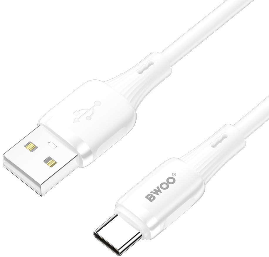 Cavo Dati e Ricarica USB-A - USB-C BWOO X329C, 18W, 1m, Bianco