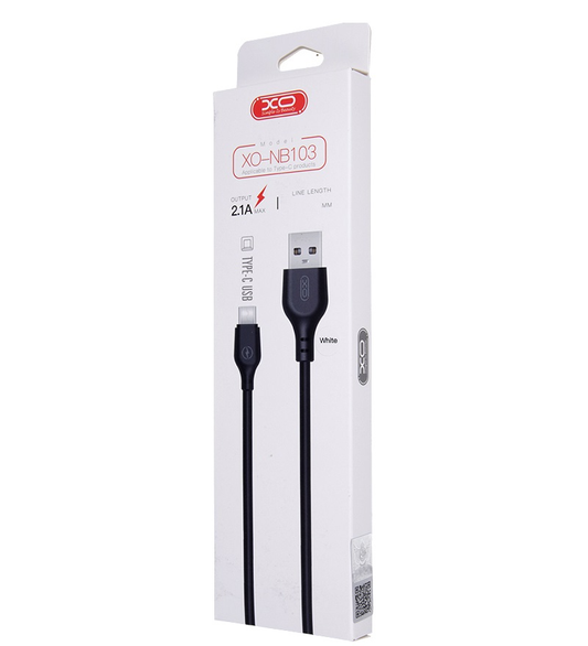 Cavo Dati e Ricarica USB-A - USB-C XO Design NB103, 18W, 2m, Nero