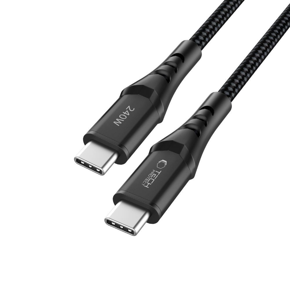 Cavo Dati e Ricarica USB-C - USB-C Tech-Protect UB11T Ultraboost, 240W, 2m, Nero