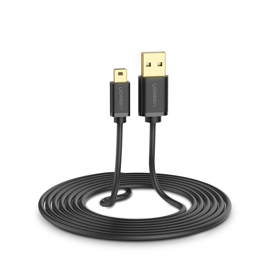 Cavo Dati e Ricarica USB-A - miniUSB UGREEN US132, 3m, Nero
