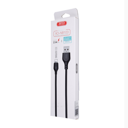 Cavo Dati e Ricarica USB-A - Lightning XO Design NB103, 18W, 2m, Bianco