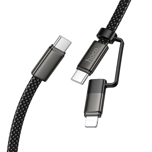 Cavo Dati e Ricarica USB-C - Lightning / USB-C HOCO X125, 60W, 1m, Nero