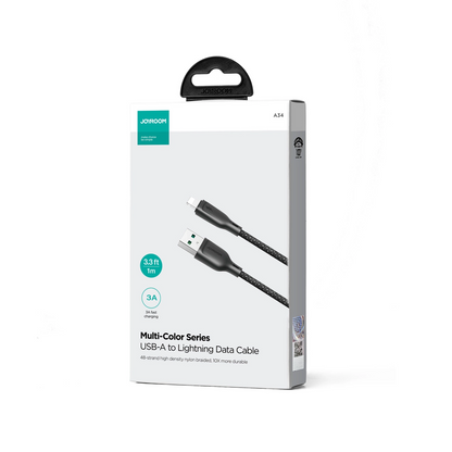 Cavo Dati e Ricarica USB-A - Lightning Joyroom S-A34, 18W, 1m, Nero