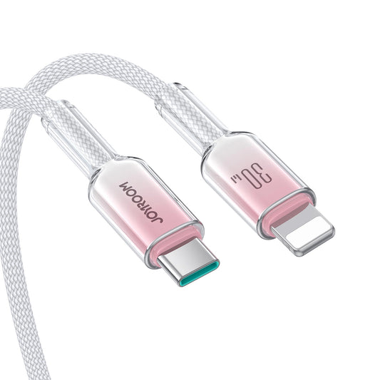 Cavo Dati e Ricarica USB-C - Lightning Joyroom S-A42, 30W, 1,2m, Bianco