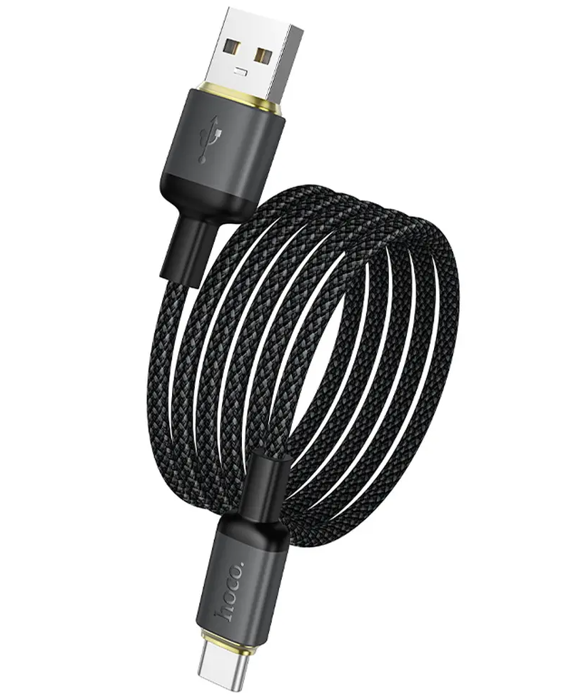 Cavo Dati e Ricarica USB-A - USB-C HOCO X128 Benefit, 36W, 1m, Nero