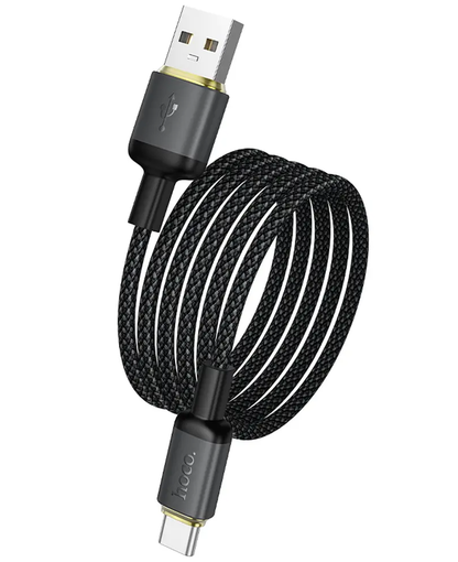 Cavo Dati e Ricarica USB-A - USB-C HOCO X128 Benefit, 36W, 1m, Nero