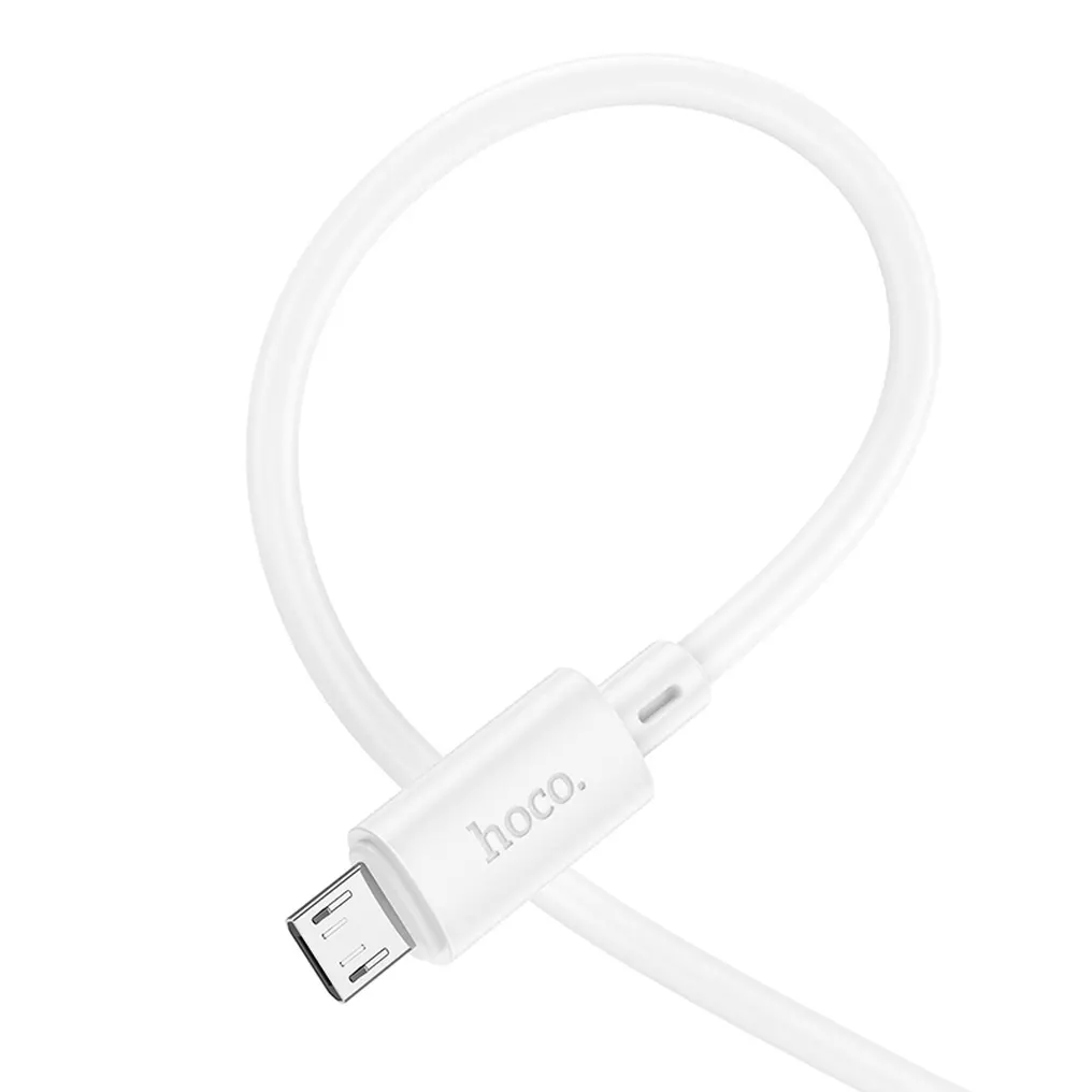 Cavo Dati e Ricarica USB-A - microUSB HOCO X88, 18W, 2m, Bianco