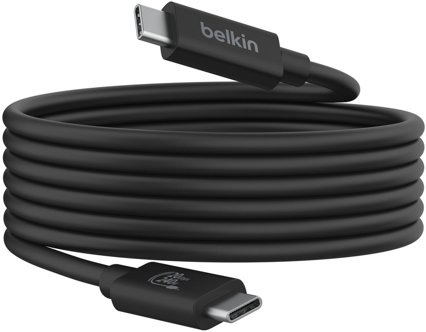 USB-C Data and Charging Cable - USB-C Belkin Connect, 240W, 2m, Black INZ004bt2MBK