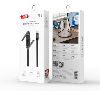 Cavo Dati e Ricarica USB-C - USB-C XO Design NB-Q311, 240W, 1,5m, Nero