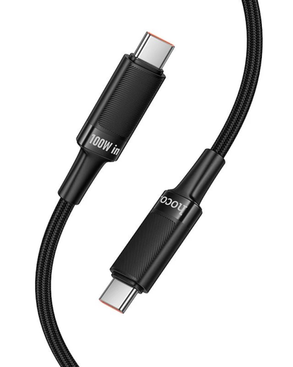 Cavo Dati e Ricarica USB-C - USB-C HOCO U153 Extreme, 100W, 1,2m, Nero