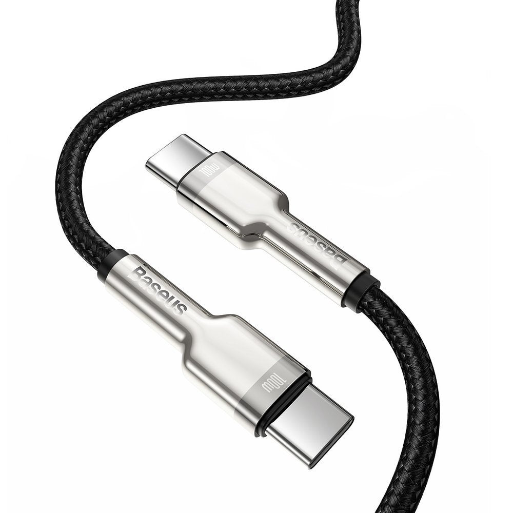 Cavo Dati e Ricarica USB-C - USB-C Baseus Cafule, 100W, 2m, Nero CATJK-D01