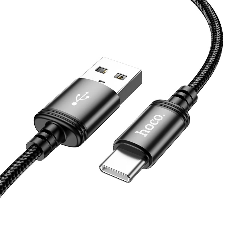 Cavo Dati e Ricarica USB-A - USB-C HOCO X91, 18W, 3m, Nero