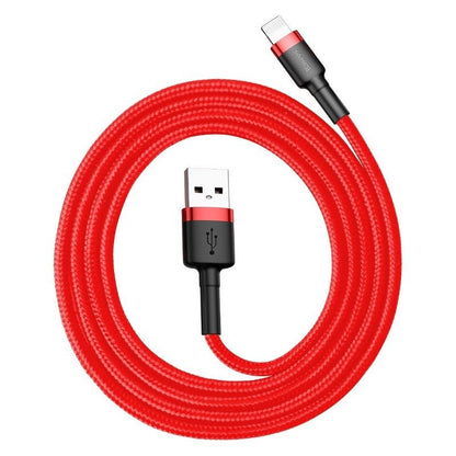 Cavo Dati e Ricarica USB-A - Lightning Baseus Cafule, 18W, 1m, Rosso CALKLF-B09