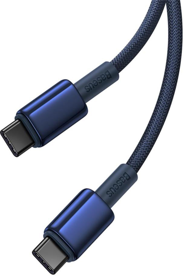 Cavo Dati e Ricarica USB-C - USB-C Baseus Tungsten Gold, 100W, 1m, Blu Navy P10319800321-03