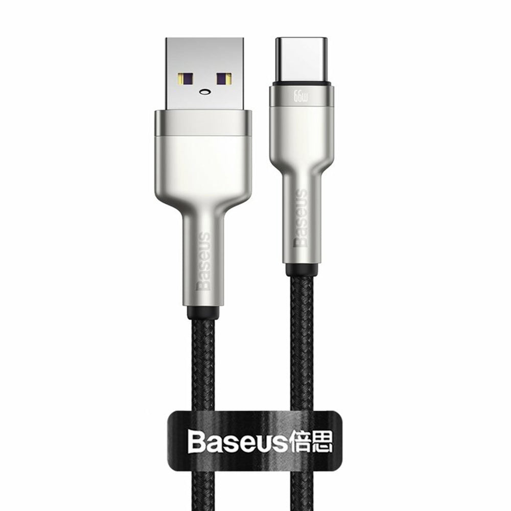 Cavo Dati e Ricarica USB-A - USB-C Baseus Cafule Metal Series, 66W, 0.25m, Nero CAKF000001