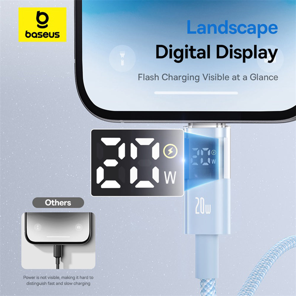 Cavo Dati e Ricarica USB-C - USB-C Baseus Display 2, 100W, 2m, Blu P10382702311-01