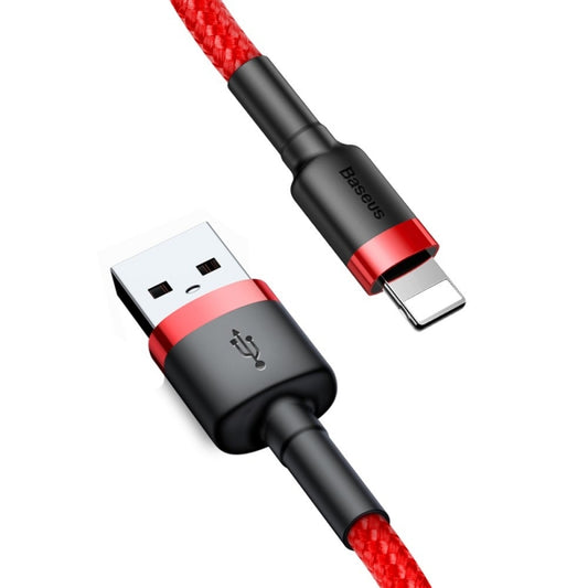 Cavo Dati e Ricarica USB-A - Lightning Baseus Cafule, 18W, 3m, Rosso CALKLF-R09