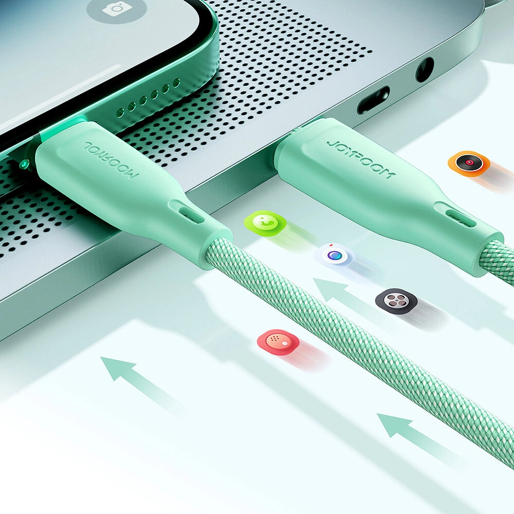 Cavo Dati e Ricarica USB-C - USB-C Joyroom S-A34, 60W, 1m, Verde