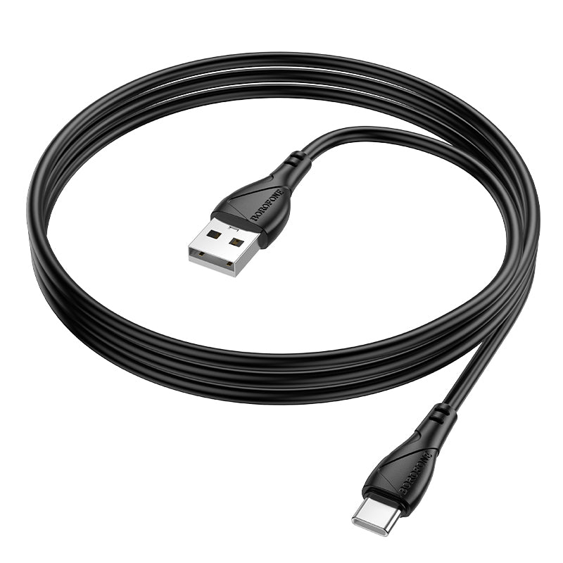 Cavo Dati e Ricarica USB-A - USB-C Borofone BX121 Energy, 18W, 1m, Nero