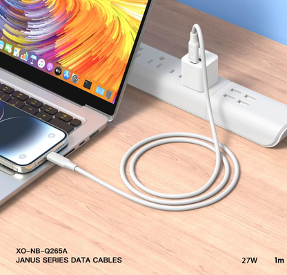 Cavo Dati e Ricarica USB-C - Lightning XO Design NB-Q265A, 27W, 1m, Bianco