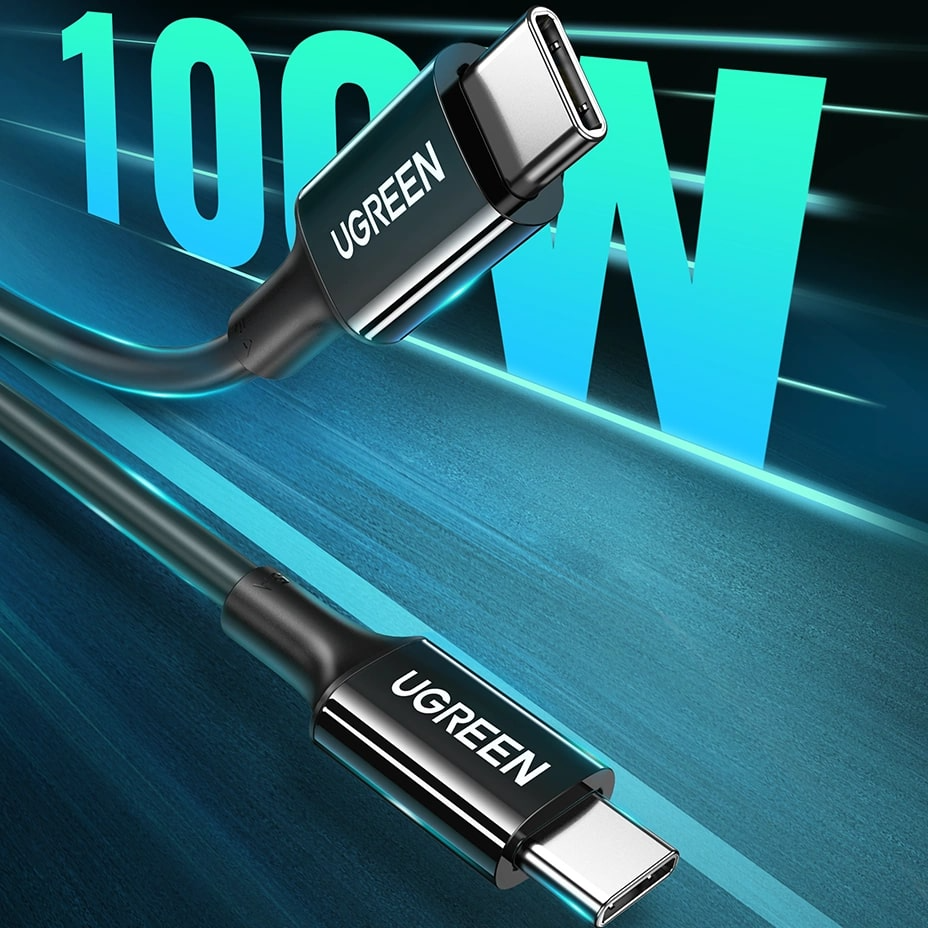 Cavo Dati e Ricarica USB-C - USB-C UGREEN US300, 100W, 2m, Nero