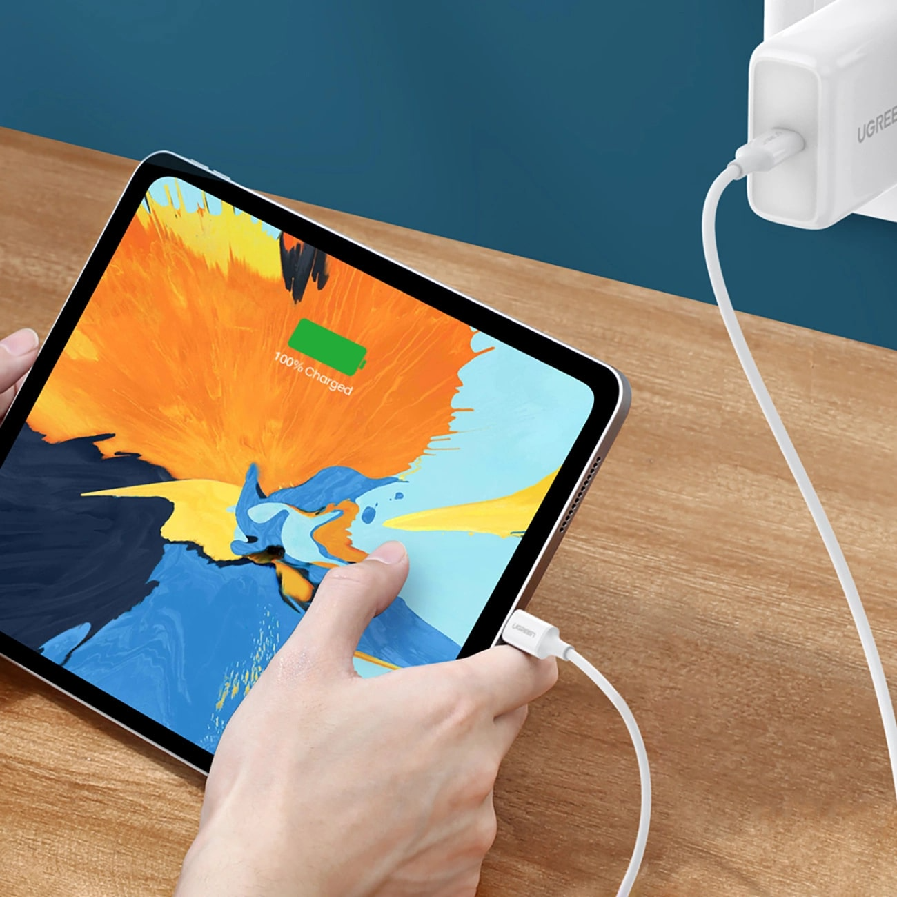 USB-C Data and Charging Cable - USB-C UGREEN US264, 60W, 0.5m, White