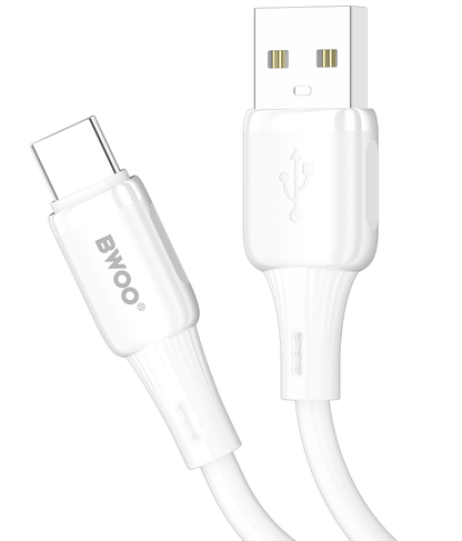 Cavo Dati e Ricarica USB-A - USB-C BWOO X329C, 18W, 1m, Bianco