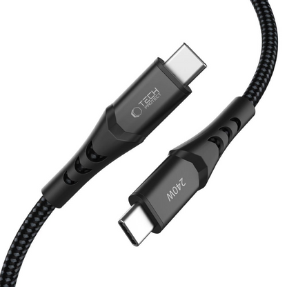 Cavo Dati e Ricarica USB-C - USB-C Tech-Protect UB11T Ultraboost, 240W, 2m, Nero