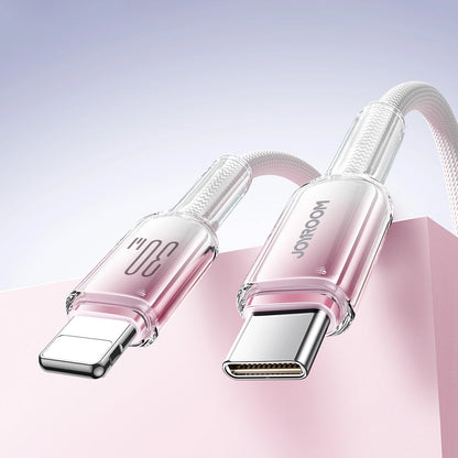 Cavo Dati e Ricarica USB-C - Lightning Joyroom S-A42, 30W, 1,2m, Bianco
