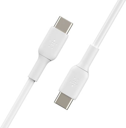 Cavo Dati e Ricarica USB-C - USB-C Belkin BoostCharge, 60W, 2m, Bianco CAB003bt2MWH