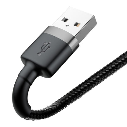 Cavo Dati e Ricarica USB-A - Lightning Baseus Cafule, 18W, 3m, Grigio CALKLF-RG1
