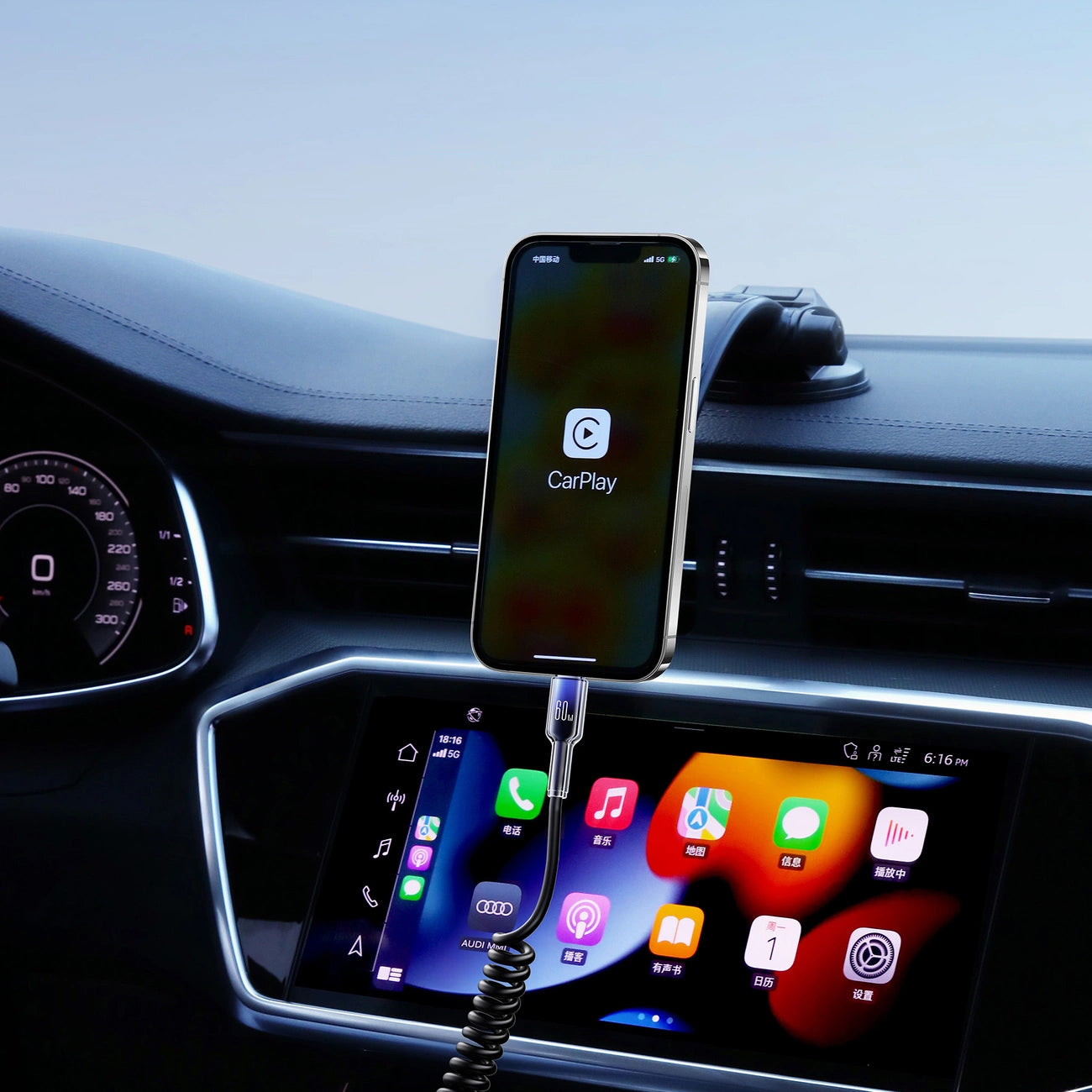 Cavo Dati e Ricarica USB-C - USB-C Joyroom S-A43 Crystal, 60W, 1.5m, Nero