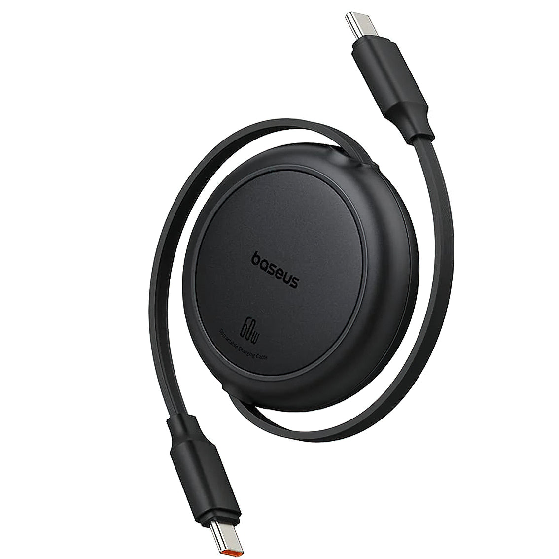 Cavo Dati e Ricarica USB-C - USB-C Baseus Free2Pull Mini Retrattile, 60W, 1m, Nero P10364500111-01