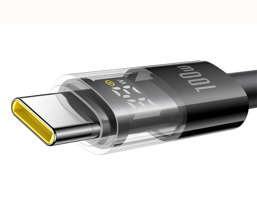 Cavo Dati e Ricarica USB-A - USB-C Baseus Display 2, 100W, 1m, Nero P10382701121-00