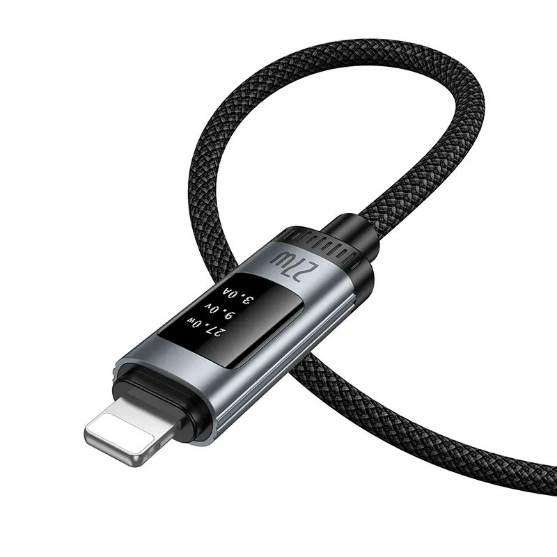Cavo Dati e Ricarica USB-C - Lightning HOCO Display U148, 27W, 1.2m, Nero