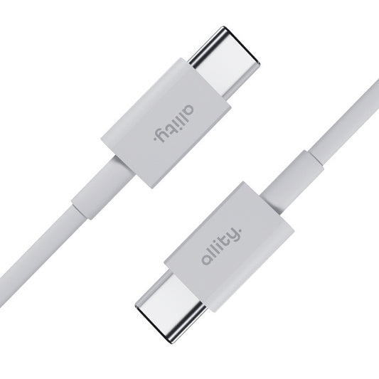 Cavo Dati e Ricarica USB-C - USB-C Allity. AUC-03, 100W, 1m, Bianco