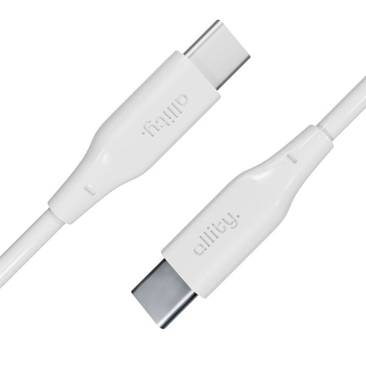 Cavo Dati e Ricarica USB-C - USB-C Allity. AUC-02, 100W, 2m, Bianco