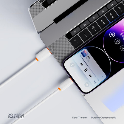 Cavo Dati e Ricarica USB-A - Lightning XO Design NB302, 18W, 1m, Bianco