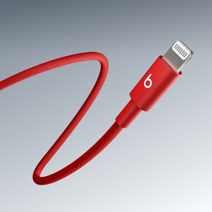 USB-C to Lightning Beats Data and Charging Cable, 1.5m, Red MFEH4ZM/A