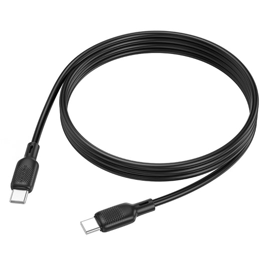 Cavo Dati e Ricarica USB-C - USB-C Borofone BX113 Lenny, 60W, 1m, Nero