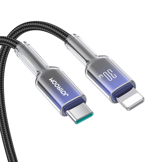 Cavo Dati e Ricarica USB-C - Lightning Joyroom S-A42, 30W, 1,2m, Nero