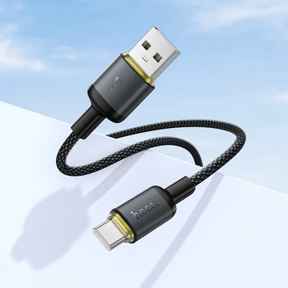 Cavo Dati e Ricarica USB-A - USB-C HOCO X128 Benefit, 36W, 1m, Nero
