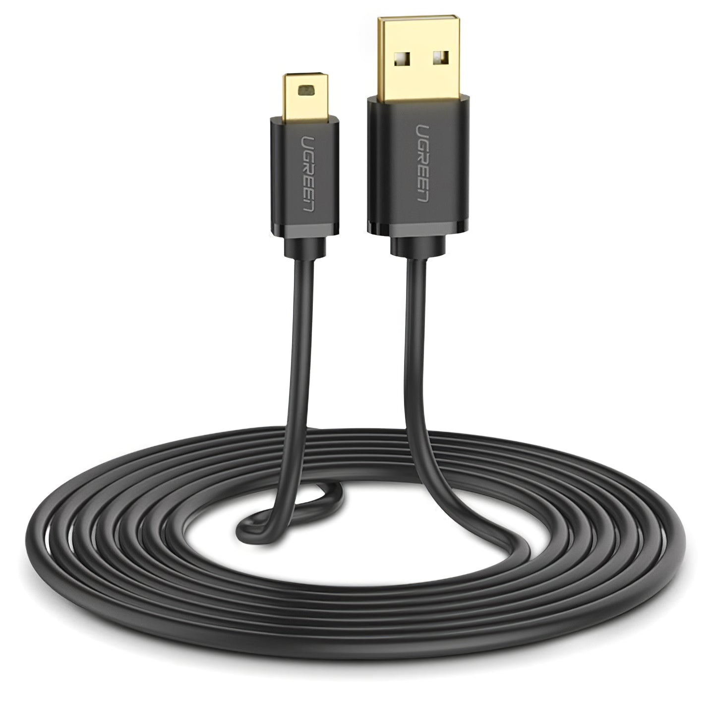 USB-A to miniUSB Data and Charging Cable UGREEN US132, 2m, Black