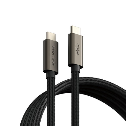 Cavo Dati e Ricarica USB-C - USB-C Ringke 2X2, 240W, 1m, Nero