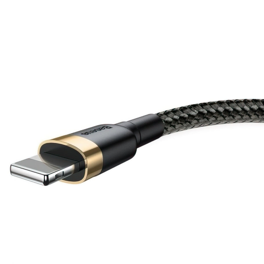 Cavo Dati e Ricarica USB-A - Lightning Baseus Cafule, 18W, 3m, Oro CALKLF-RV1