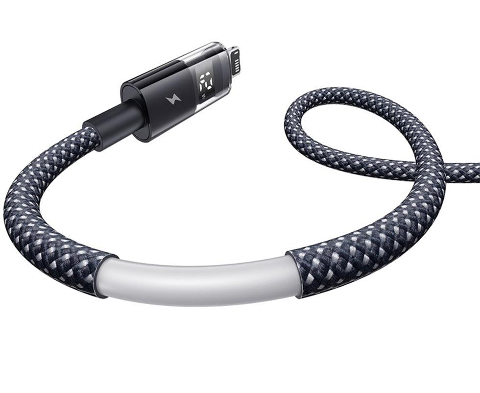Cavo Dati e Ricarica USB-A - Lightning Baseus Display 2, 18W, 1m, Nero P10382700121-00