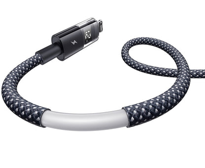 Cavo Dati e Ricarica USB-A - Lightning Baseus Display 2, 18W, 1m, Nero P10382700121-00