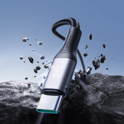 Cavo Dati e Ricarica USB-C - USB-C Joyroom S-A28 Flash, 60W, 1m, Nero