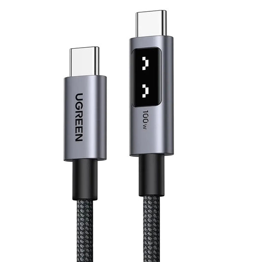 Cavo Dati e Ricarica USB-C - USB-C UGREEN L509, 100W, 0.5m, Grigio